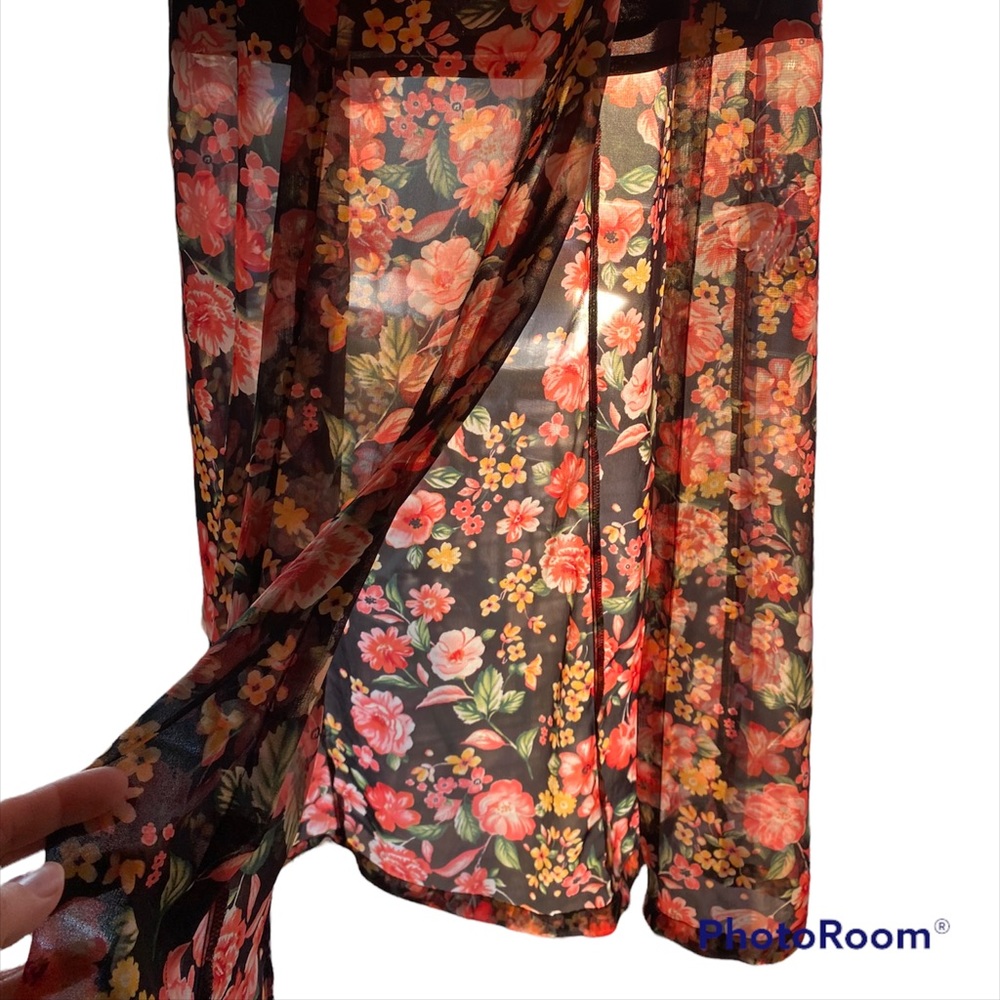 Forever21 long floral skirt